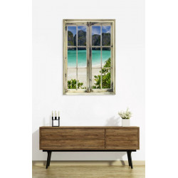 LOOK AT THE BEACH Canvas print