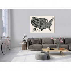 USA VINTAGE canvas print