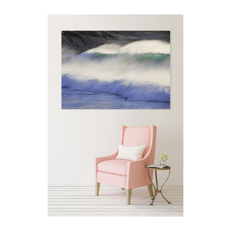 BLUE WAVE canvas print
