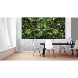 Papel pintado CRISTALERA Y MADERA