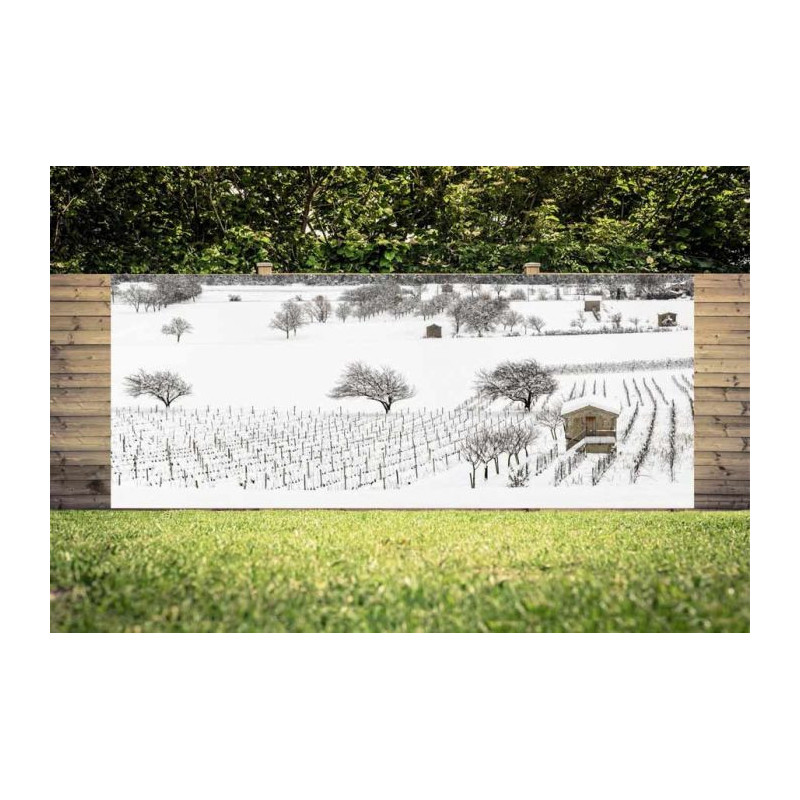 Brise vue VIGNES SOUS LA NEIGE