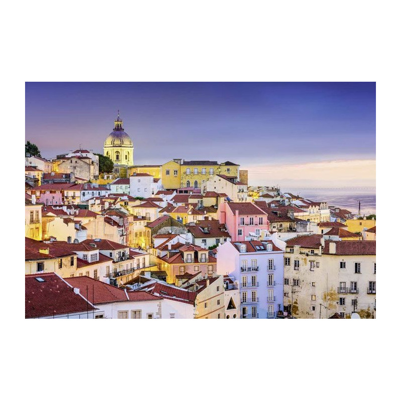 CITY OF LISBON poster - Panoramic poster