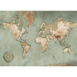 Tableau Mappemonde Vintage