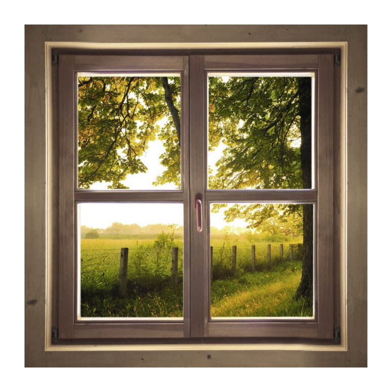VIEW OF THE COUNTRYSIDE Canvas print - Window canvas print