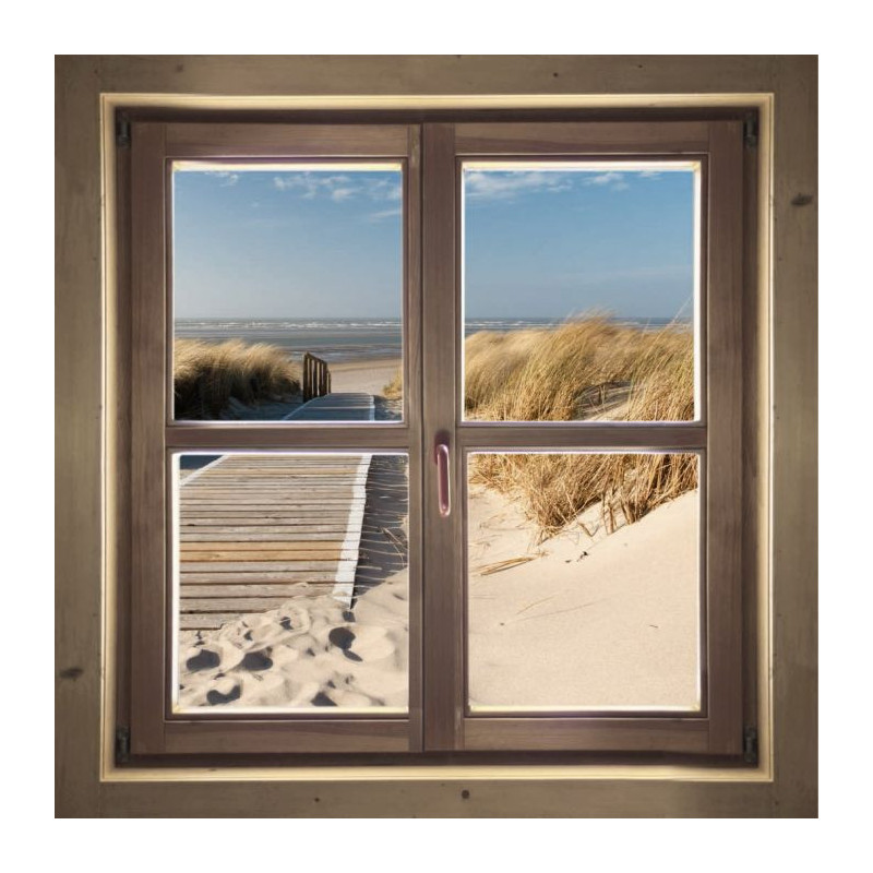 VIEW OF THE SEA Canvas print - Window canvas print
