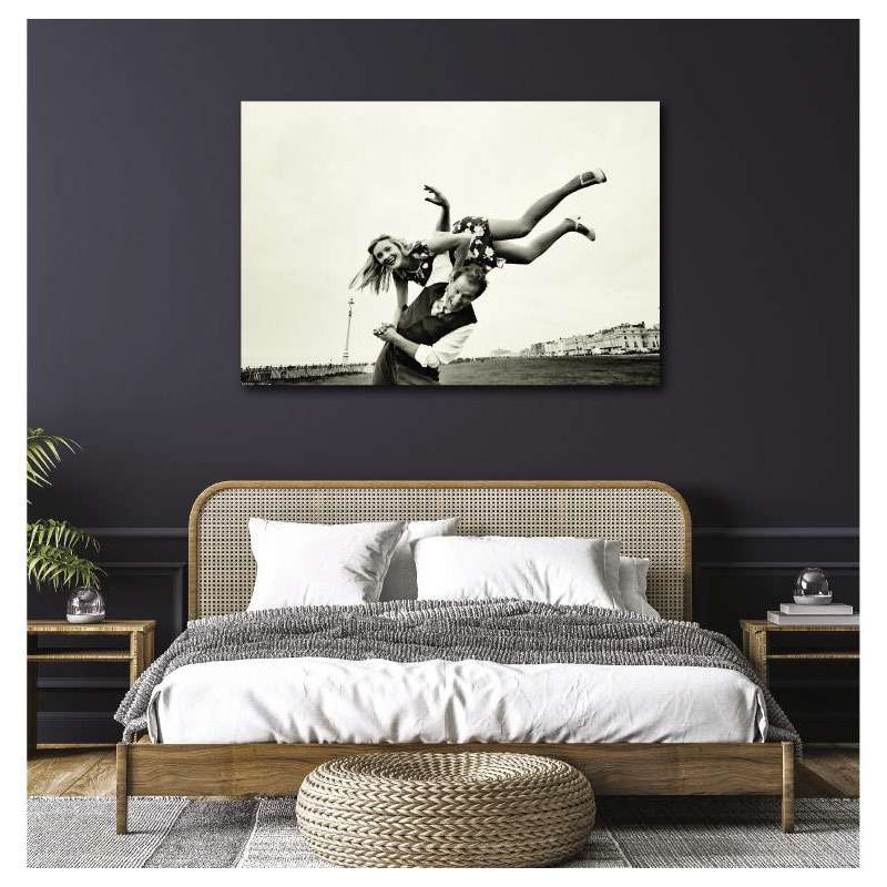 Poster mural plage de Brighton au style photographique