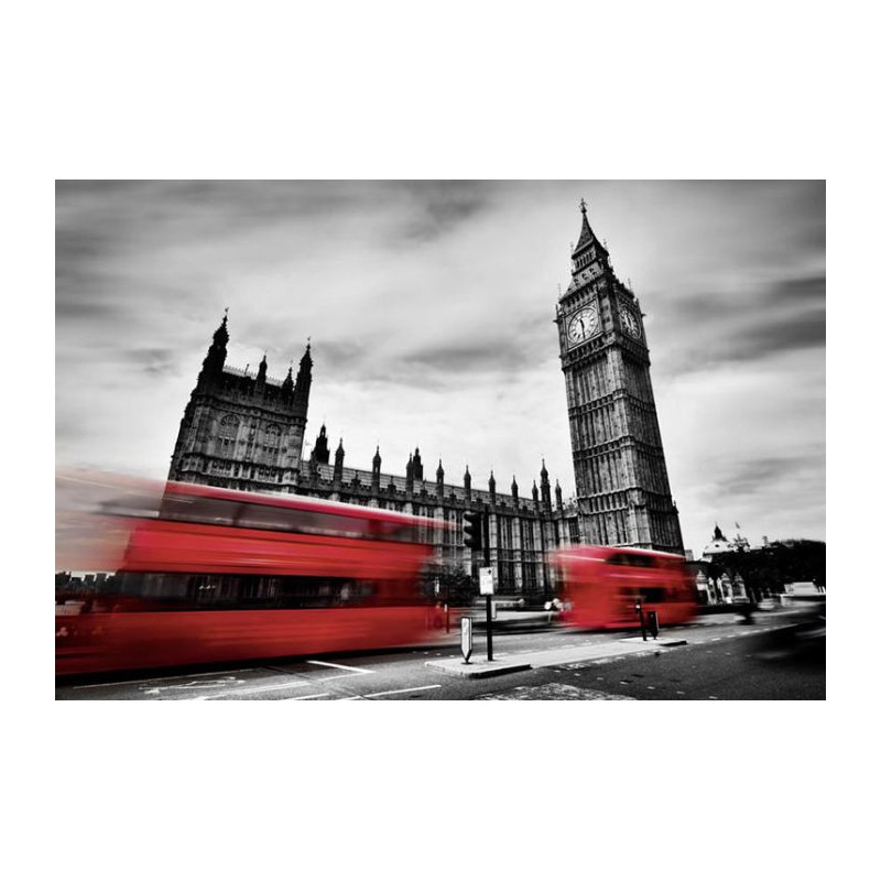 BIG BEN BUS poster - Panoramic poster