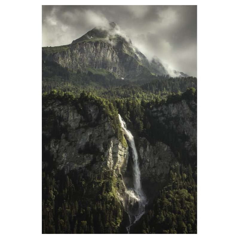 Affiche décorative des montagnes suisses en haute définition