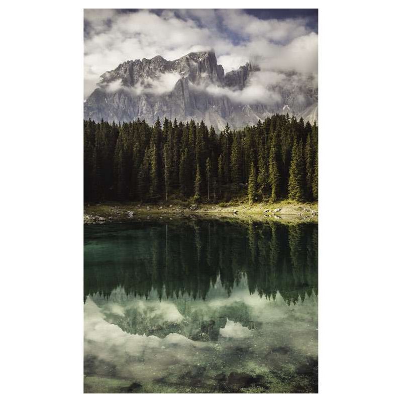 THE LAKE OF CAREZZA wall hanging - Nature wall hanging