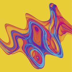 Cuadro en lienzo BLOB VIBRANTE