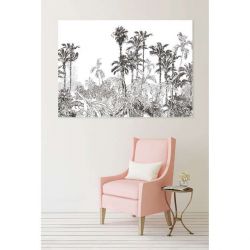 PANTHER IN THE JUNGLE canvas print