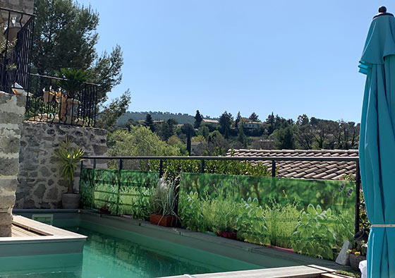 Brise vue Provence chez Martine