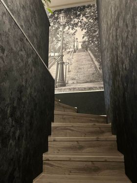 Poster escaliers du Sacré Cœur chez Fabienne