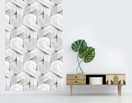 Papier peint 3D effet de relief