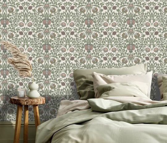 Papier peint ancien style anglais