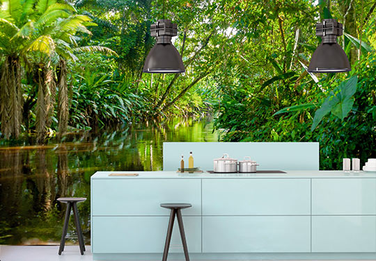 Washable wallpaper for the kitchen