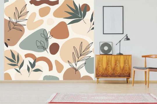 Papier peint design à motifs par Scenolia