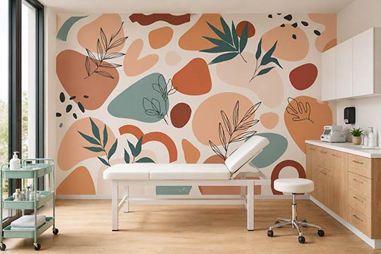 Décoration murale d'un cabinet médical