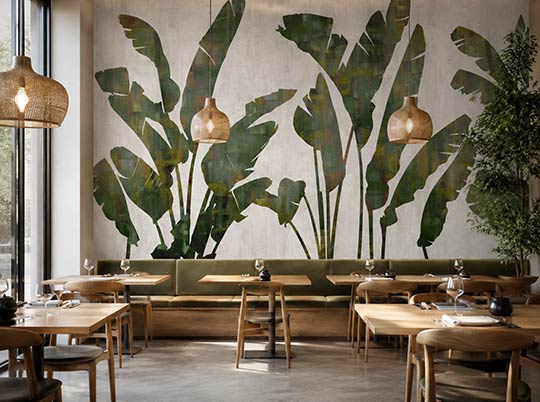 Décoration d'un restaurant