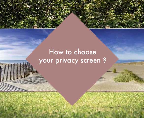 How to choose your privacy screen ?