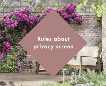 Installing privacy screens and legislation