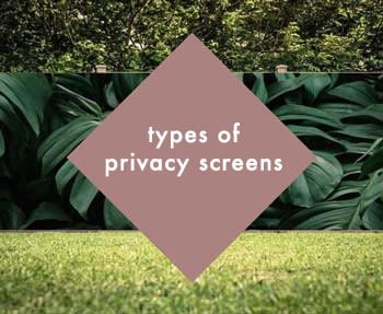 What types of privacy screens are available?