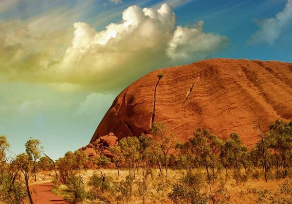 Papel pintado desierto de Australia