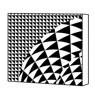 Geometric canvas print