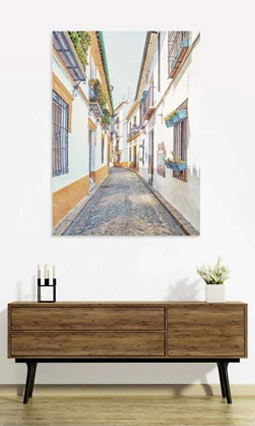Tableau habitations style andalou
